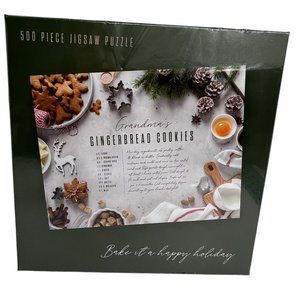 Spoonful Of Comfort Jigsaw Puzzle Grandma's Gingerbread Cookies 500 Pc Christmas